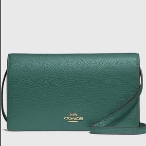 Coach Pebble Leather Clutch